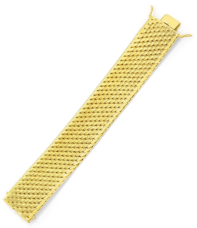 Foto 3 - Massives schweres breites Gold-Armband 14K/585 Gelbgold, K2608